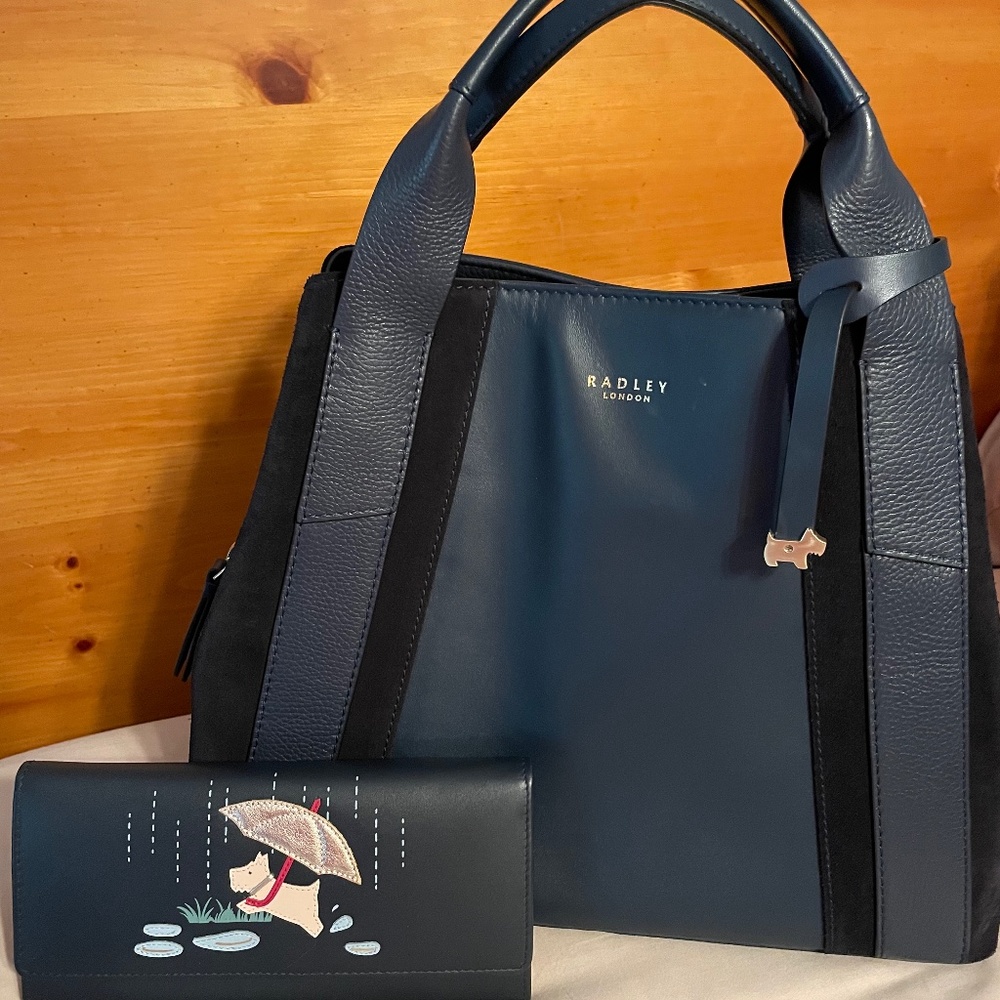 Radley London Baylis Road Suede Medium Multiway Grab with Wallet and Dustcover